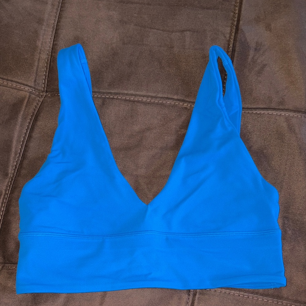 Electric Blue Align Sports Bra
